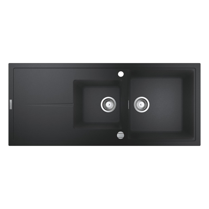 GROHE 31643AP0 - Fregadero de composite K400 1160 × 500 mm negro