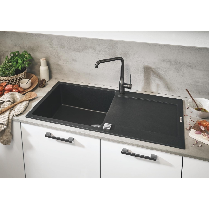 GROHE 31645AP0 - Fregadero compuesto K500 1000 × 500 mm negro