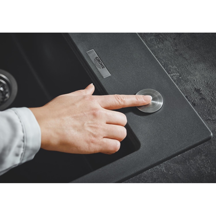 GROHE 31652AP0 - Fregadero de composite K700 780 × 510 mm granito/negro