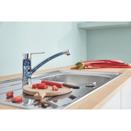 GROHE 31680000 - Grifo para fregadero BAUECO cromo brillante