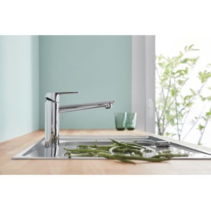 GROHE 31693000 - Grifo para fregadero BAUEDGE 193 mm cromo brillante