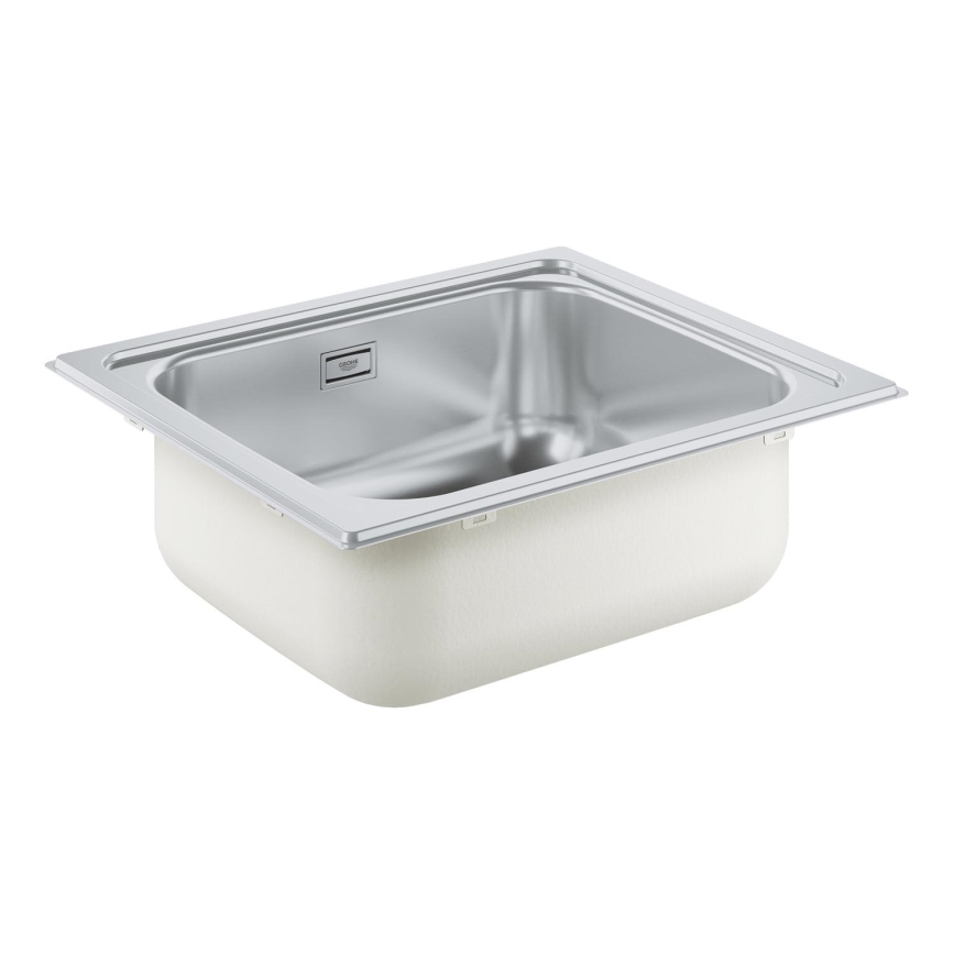 GROHE 31719SD0 - Fregadero de cocina K200 533 × 457 mm acero inoxidable