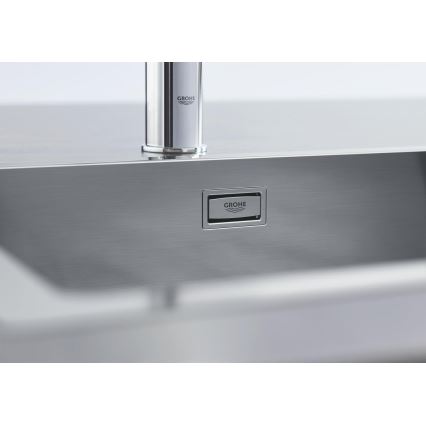 GROHE 31726SD0 - Fregadero de cocina K700 550 × 450 mm acero inoxidable