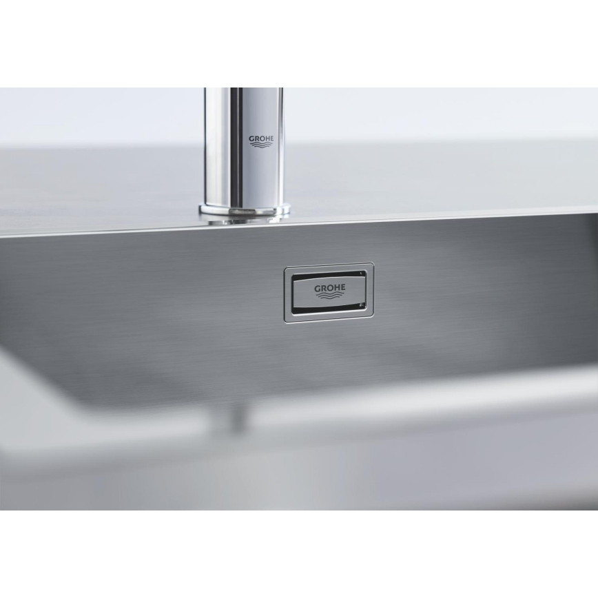 GROHE 31726SD0 - Fregadero de cocina K700 550 × 450 mm acero inoxidable