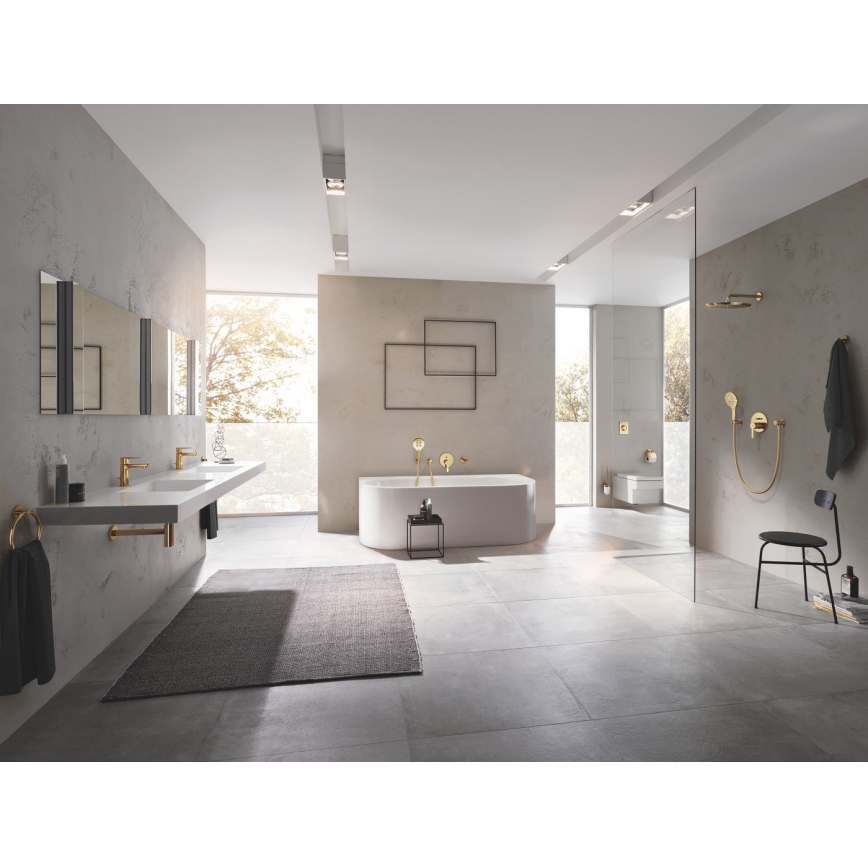 GROHE 32109GL1 - Grifo de lavabo LINEARE dorado
