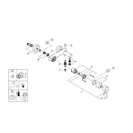 GROHE 32211001 - Grifo de bañera CONCETTO DN 15 cromo brillante