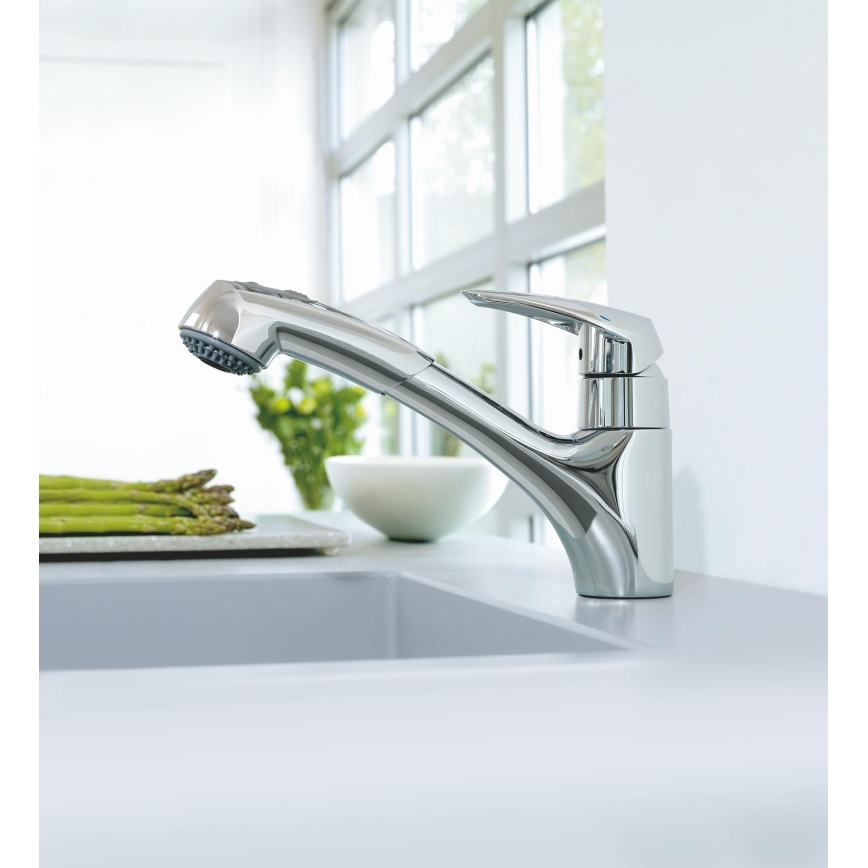 GROHE 32257001 - Grifo de fregadero EURODISC cromo brillante