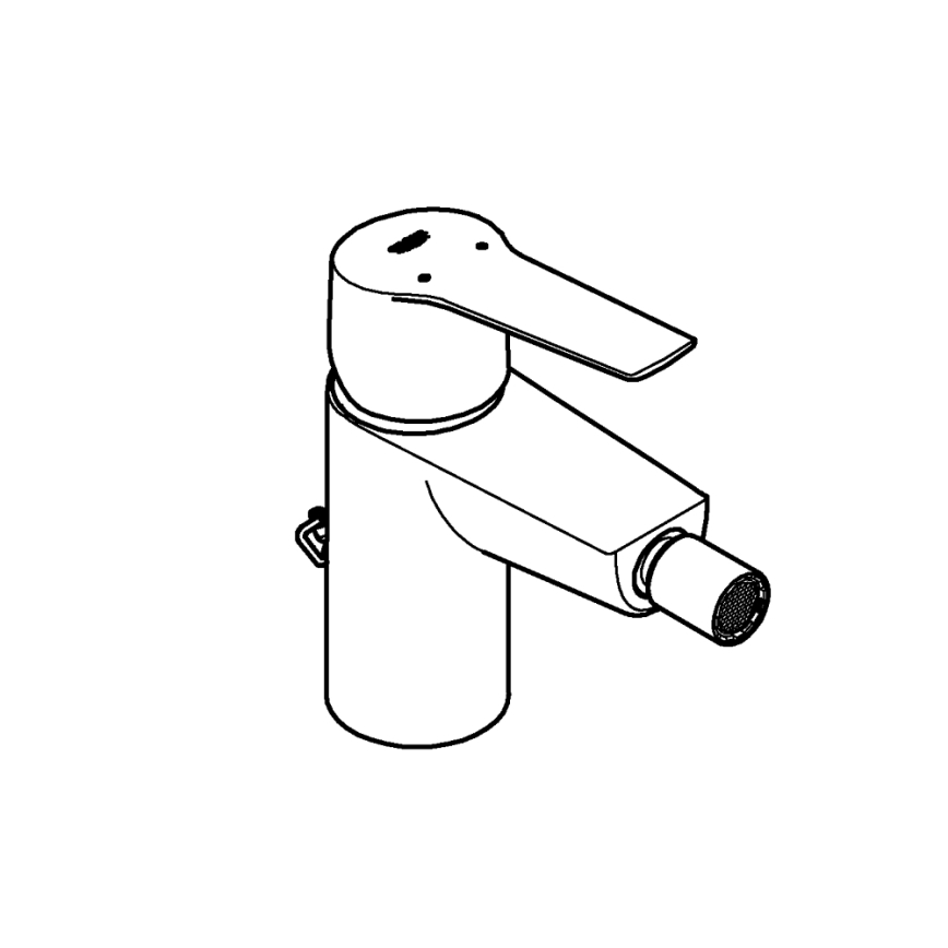 GROHE 32281002 - Grifo para bidé START S cromado brillante