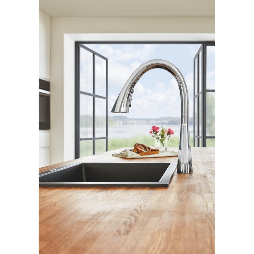 GROHE 32294002 - Grifo para fregadero ZEDRA 401 mm cromo pulido