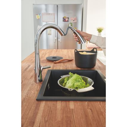 GROHE 32294002 - Grifo para fregadero ZEDRA 401 mm cromo pulido