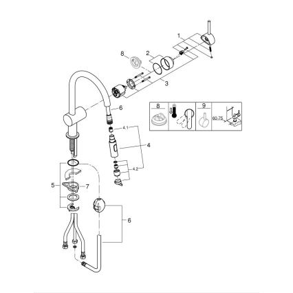 GROHE 32321DL2 - Grifo de fregadero A en bronce