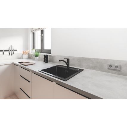 GROHE 324412432 - Grifo para fregadero START 184 mm negro