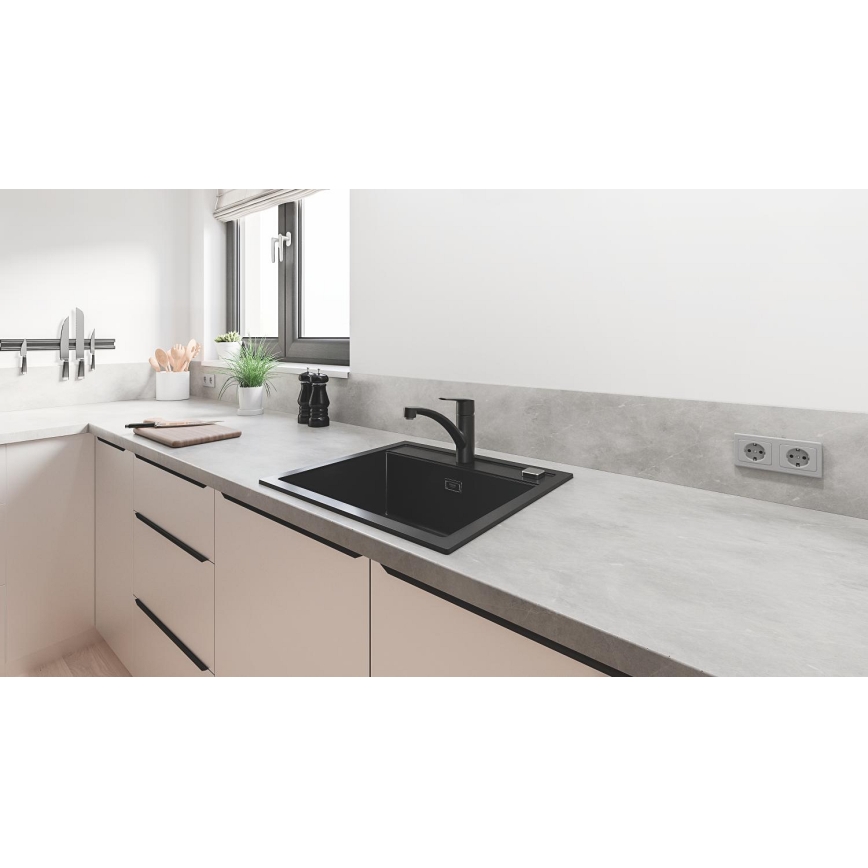 GROHE 324412432 - Grifo para fregadero START 184 mm negro