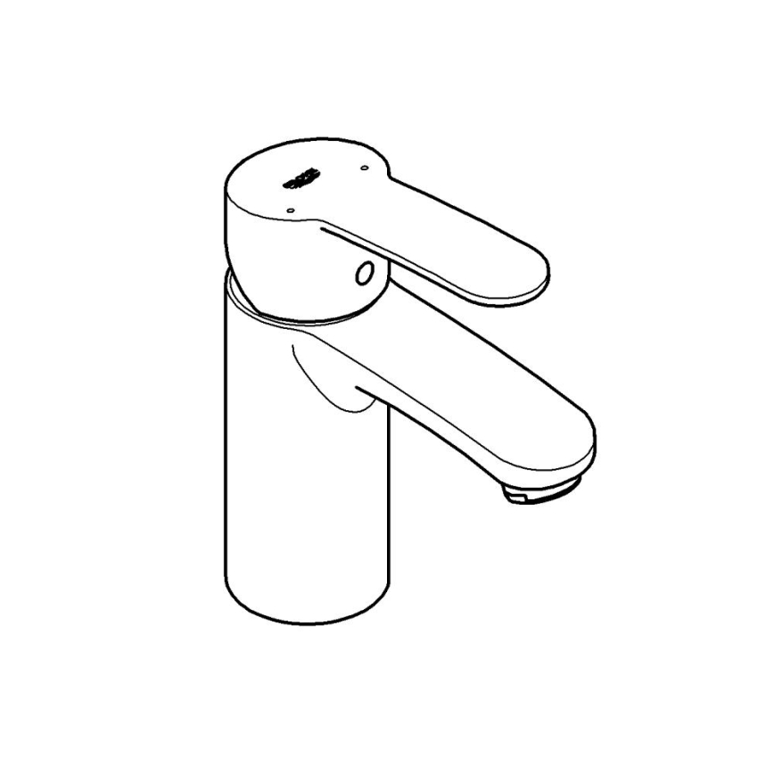 GROHE 3246820E - Grifo de lavabo EUROSTYLE COSMOPOLITAN, tamaño S, acabado cromado