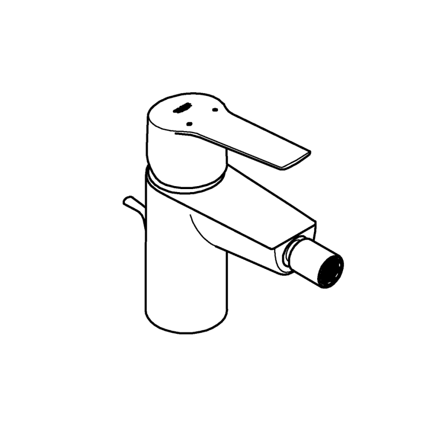 GROHE 32560002 - Grifo para bidé START tamaño S, cromo brillante