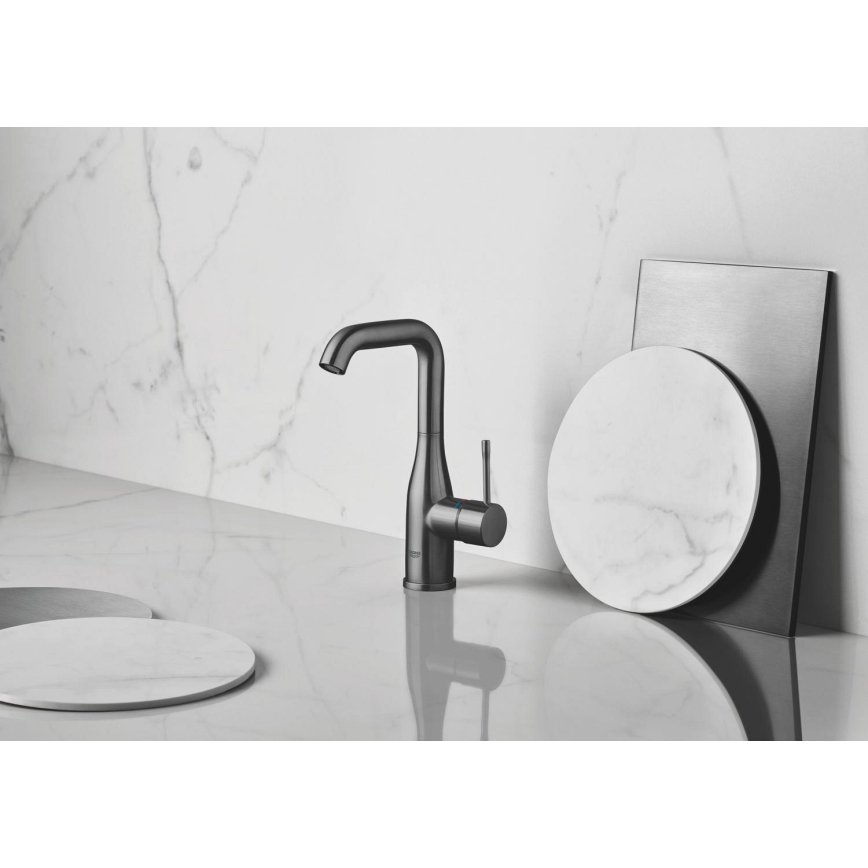 GROHE 32628AL1 - Grifo monomando para lavabo ESSENCE, tamaño L, antracita