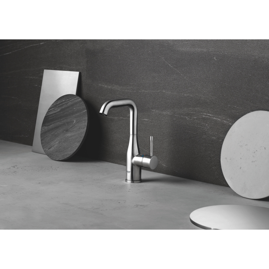 GROHE 32628DC1 - Grifo de lavabo ESSENCE tamaño L acero inoxidable