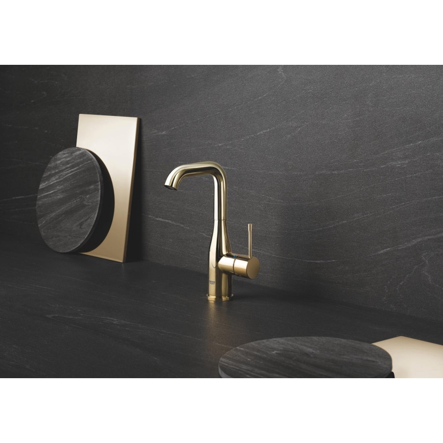 GROHE 32628GL1 - Grifo de lavabo ESSENCE, tamaño L, acabado dorado