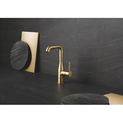 GROHE 32628GN1 - Grifo de lavabo ESSENCE tamaño L, acabado en oro