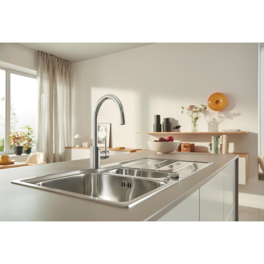 GROHE 32663003 - Grifo monomando para fregadero CONCETTO 360 mm cromo brillante