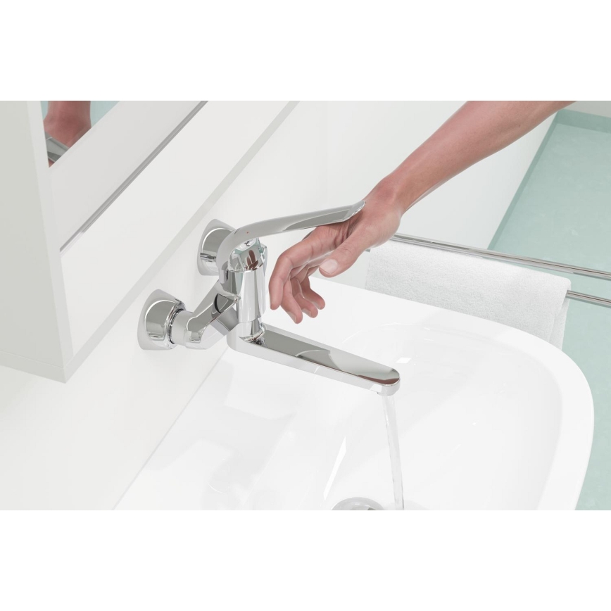 GROHE 32773000 - Grifo de lavabo EUROECO SPECIAL 257 mm, acabado cromado brillante