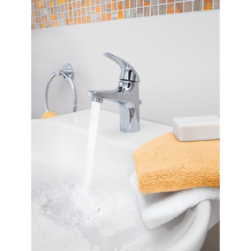 GROHE 32805000 - Grifo de lavabo BAUCURVE DN 15, cromo brillante