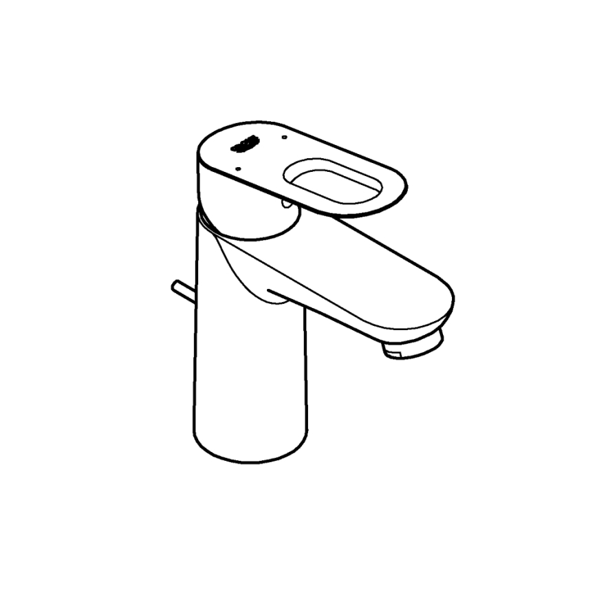 GROHE 32814000 - Grifo de lavabo BAULOOP cromo brillante