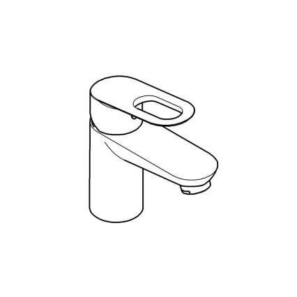 GROHE 32857000 - Válvula de cierre BAULOOP DN 15, acabado cromo brillante