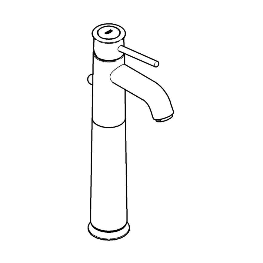 GROHE 32868000 - Grifo de lavabo BAUCLASSIC DN 15 cromo brillante