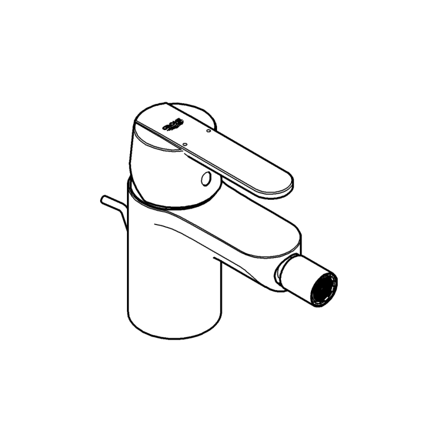 GROHE 32885000 - Grifo para bidé GET DN 15 cromo brillante