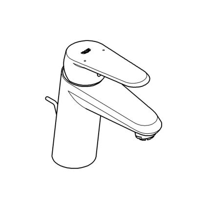 GROHE 33177002 - Grifo de lavabo EURODISC COSMOPOLITAN DN 15, cromo brillante