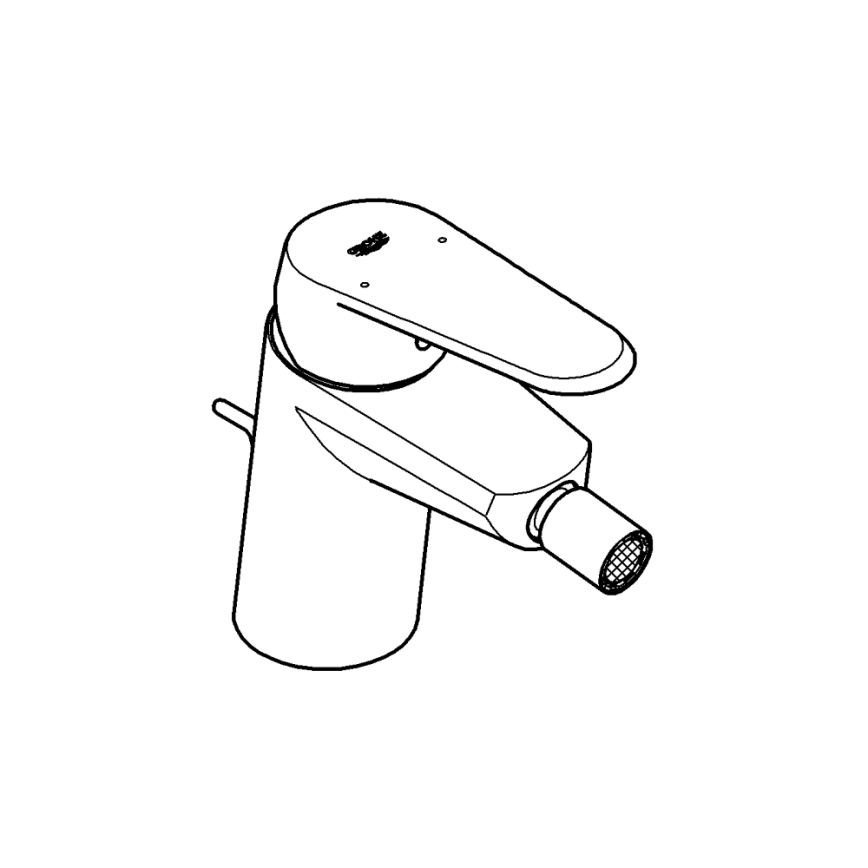 GROHE 33244002 - Grifo para bidé EURODISC COSMOPOLITAN DN 15 cromo brillante