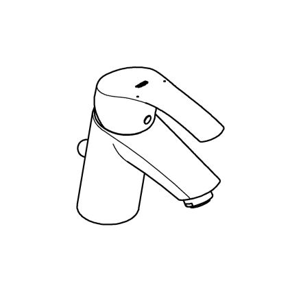 GROHE 33265002 - Grifo de lavabo EUROSMART DN 15, tamaño S, acabado cromado brillante