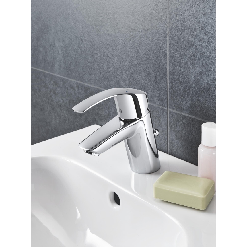 GROHE 33265002 - Grifo monomando para lavabo EUROSMART DN 15, tamaño S, cromo brillante