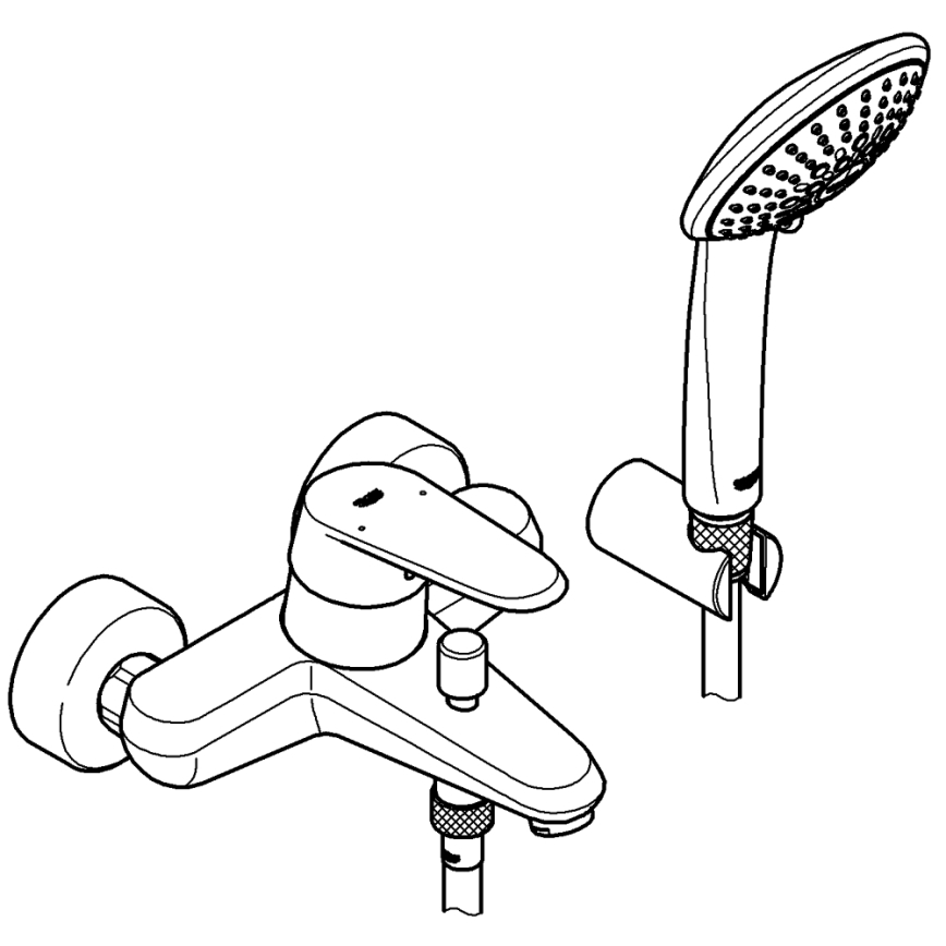 GROHE 33395002 - Grifo de bañera EURODISC COSMOPOLITAN cromado brillante