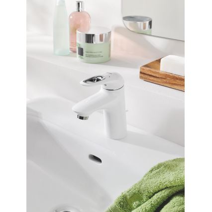 GROHE 33558LS3 - Grifo para lavabo EUROSTYLE, tamaño S, color blanco