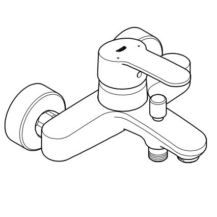 GROHE 33591002 - Grifo de bañera EUROSTYLE COSMOPOLITAN, cromo brillante