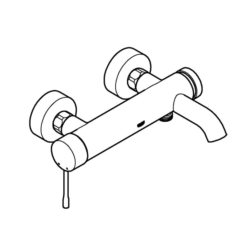 GROHE 33624DC1 - Grifo para bañera ESSENCE en acero inoxidable