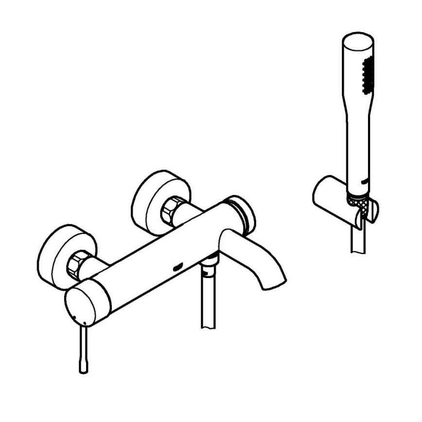 GROHE 33628001 - Grifo de bañera ESSENCE DN 15 cromo pulido