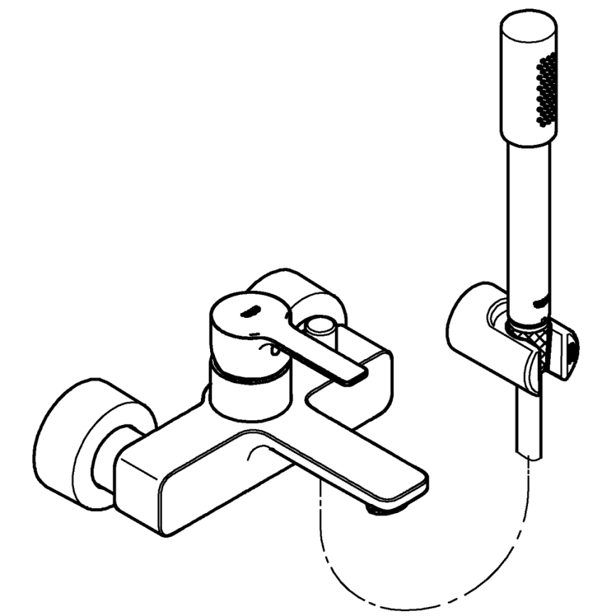 GROHE 33850001 - Grifo de bañera LINEARE DN 15 cromo brillante