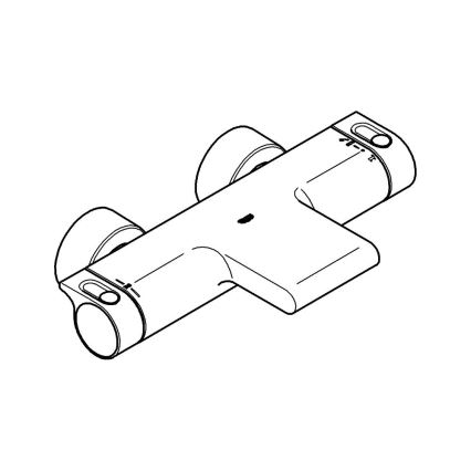 GROHE 34174001 - Grifo termostático para bañera GROHTHERM 2000 172 mm cromo brillante