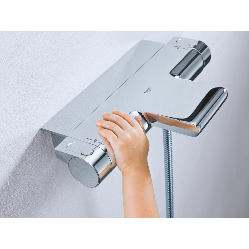GROHE 34464001 - Grifo termostático de bañera GROHTHERM 2000 DN 15, cromo brillante