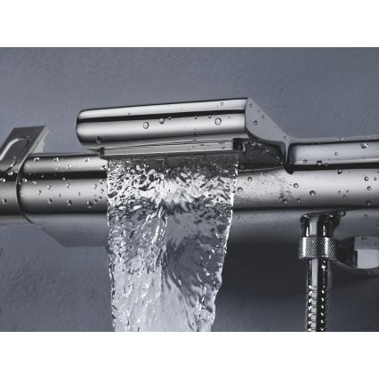 GROHE 34464001 - Mezclador termostático para bañera GROHTHERM 2000 DN 15, cromo brillante