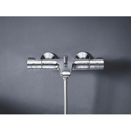 GROHE 34567000 - Grifo termostático para bañera GROHTHERM 800 DN 15, cromo brillante