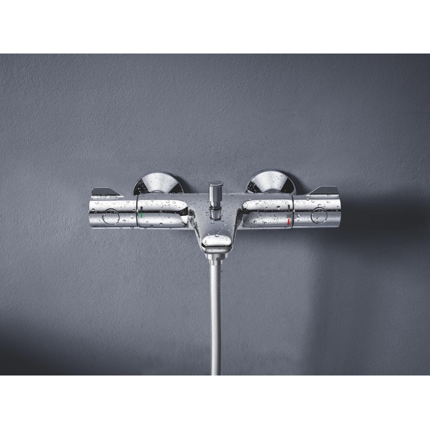 GROHE 34567000 - Grifo termostático para bañera GROHTHERM 800 DN 15, cromo brillante
