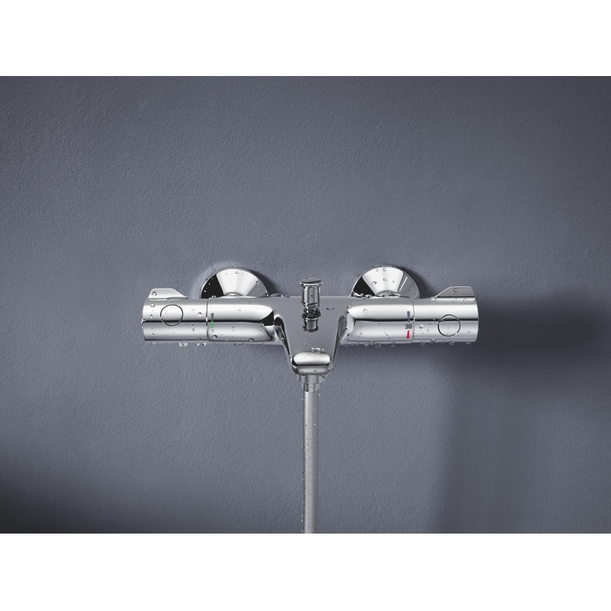GROHE 34567000 - Grifo termostático para bañera GROHTHERM 800 DN 15, cromo brillante