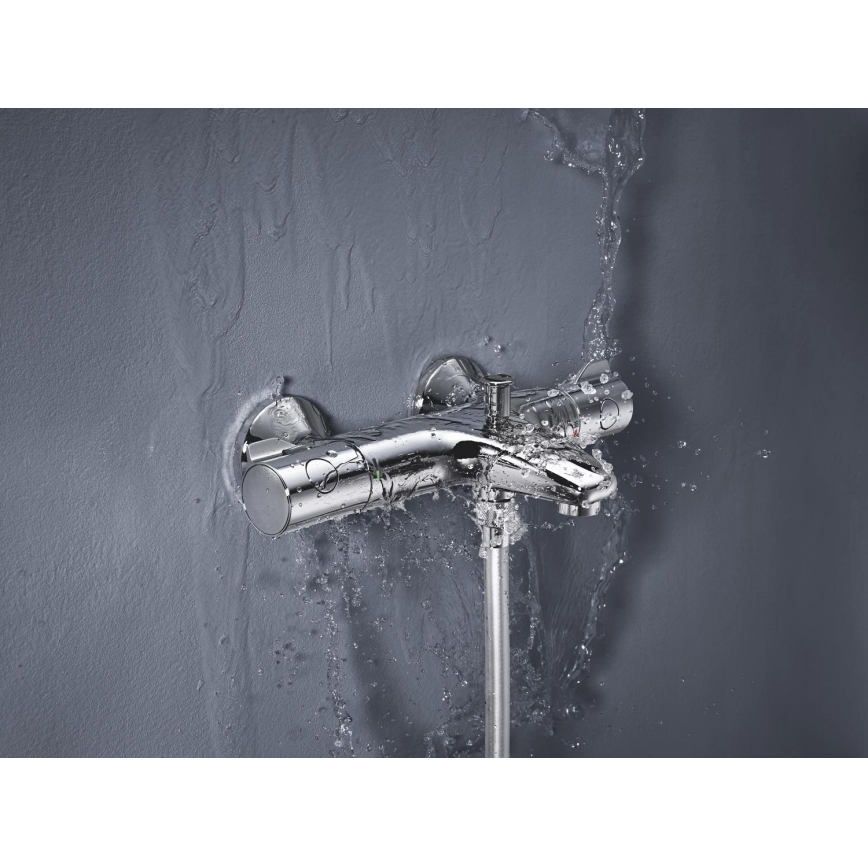 GROHE 34567000 - Grifo termostático para bañera GROHTHERM 800 DN 15, cromo brillante