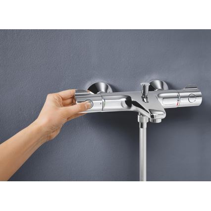 GROHE 34567000 - Grifo termostático para bañera GROHTHERM 800 DN 15, cromo brillante