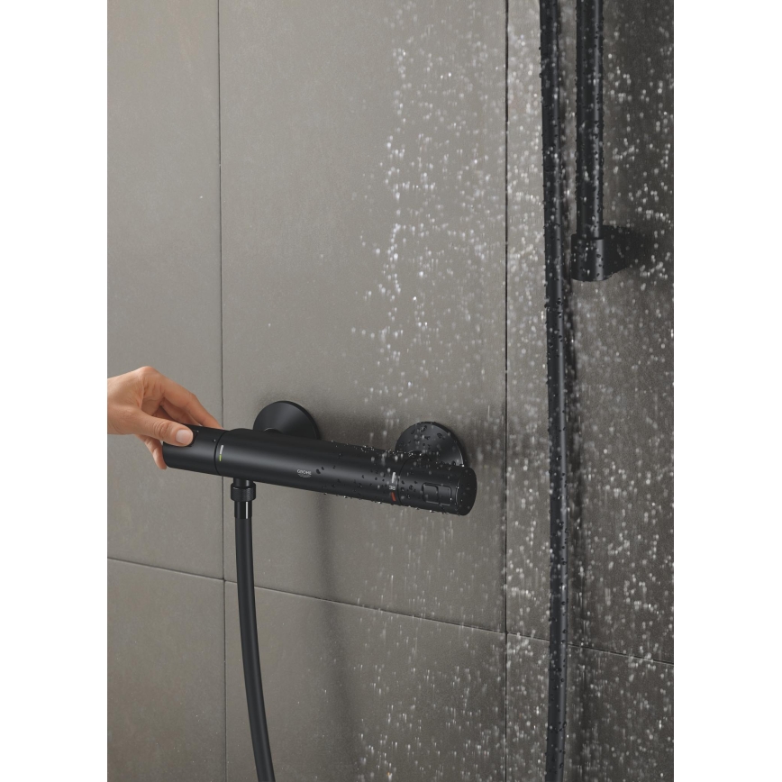 GROHE 345942430 - Mezclador termostático para ducha PRECISION START DN 15, negro