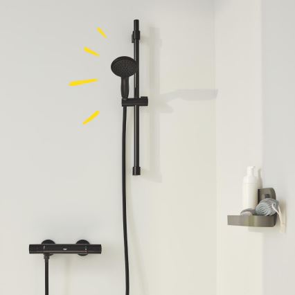 GROHE 345972431 -Grifo termostático de ducha PRECISION START 12” 60 cm negro